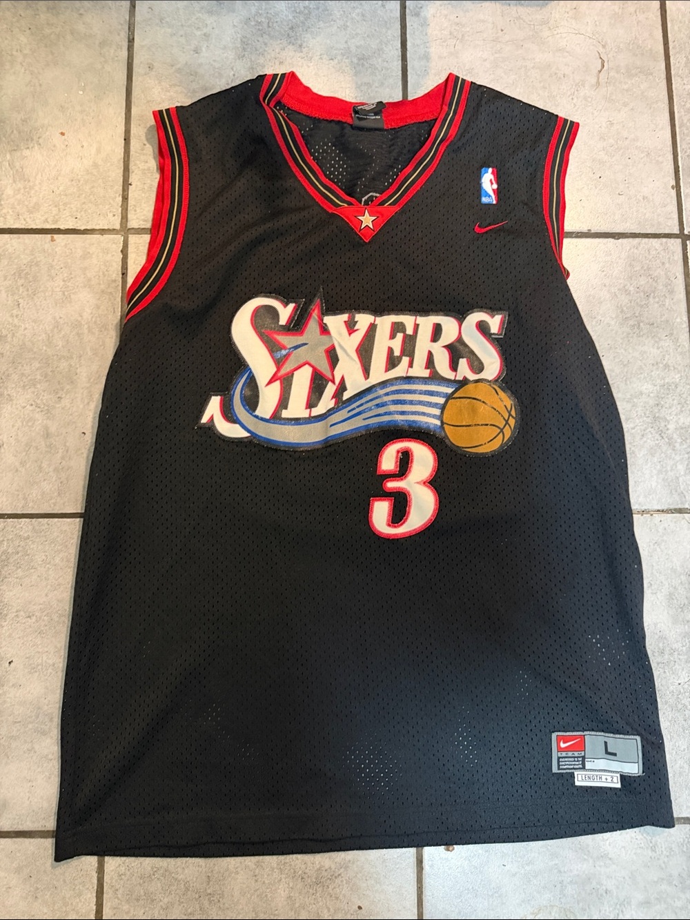 Allen Iverson Philadelphia 76ers #3 Nike Swingman Jersey